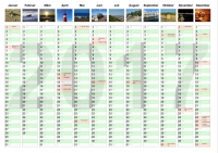 Jahreskalender A3 2017 Vorschau Jahreskalender A3 2017 Vorschau