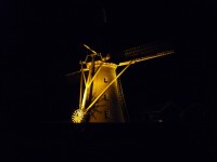 Mühle bei Nacht