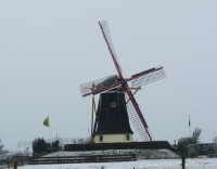 Mühle in Serooskerke im Winter Mühle in Serooskerke im Winter